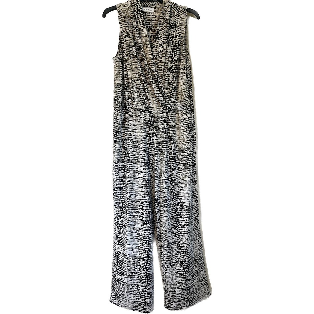 Calvin Klein Print Jumpsuit Size M